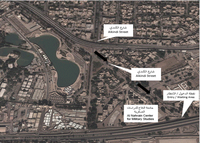 Map of International Zone