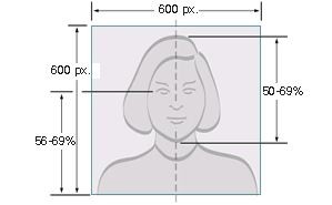 Digital Image Head Size Template